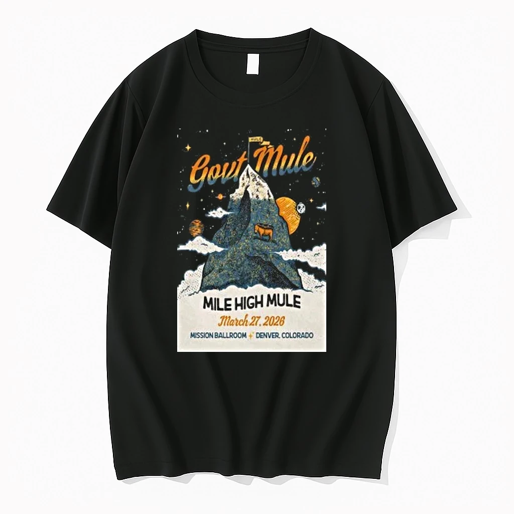 Govt Mule 3 27 2026 Denver Co Shirts