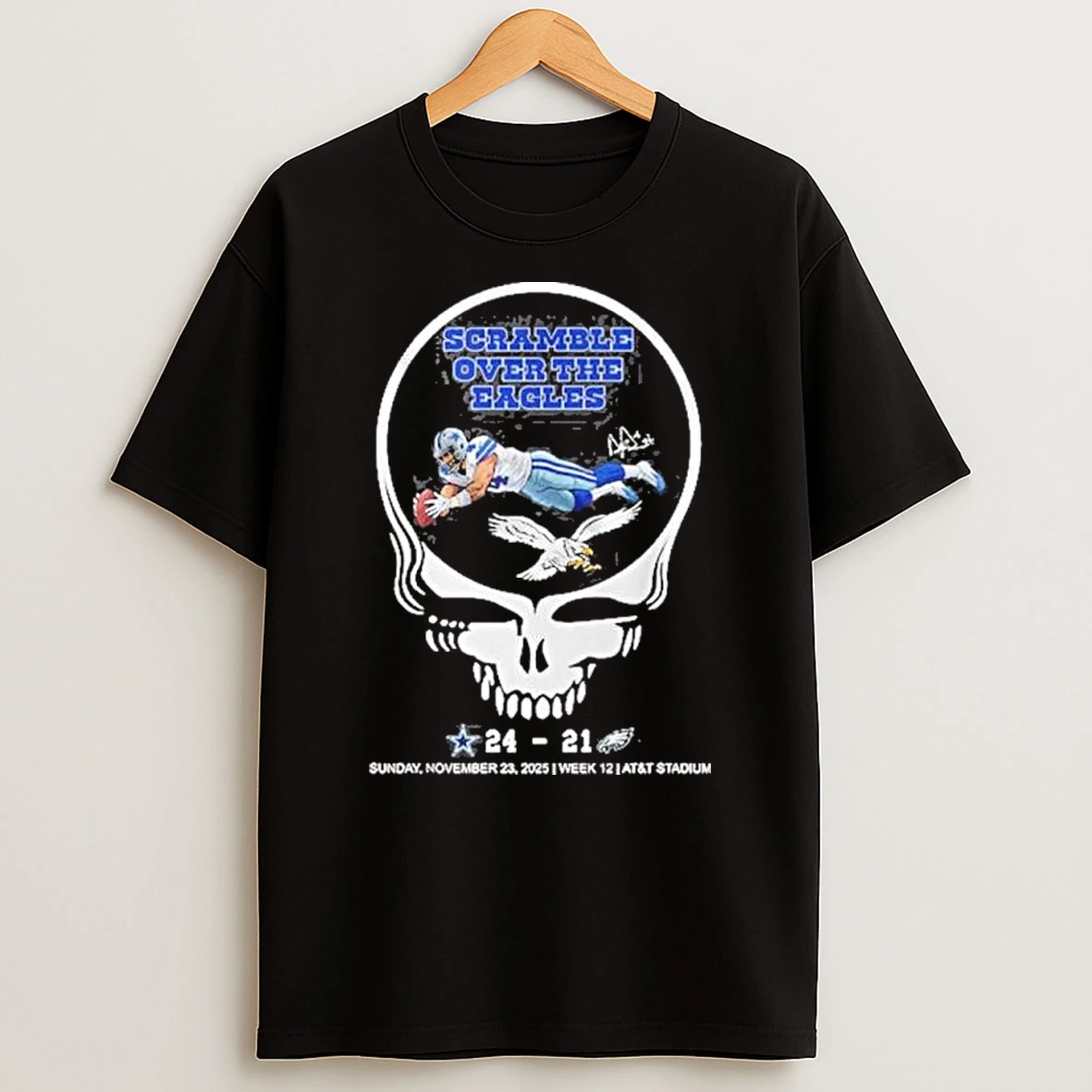 Grateful Dead Cowboys Scramble Over The Eagles Beat Eagles Shirts