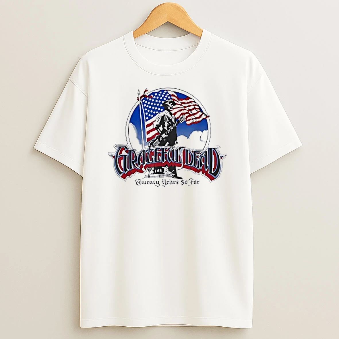Grateful Dead Twenty Years So Far American Flag Shirts