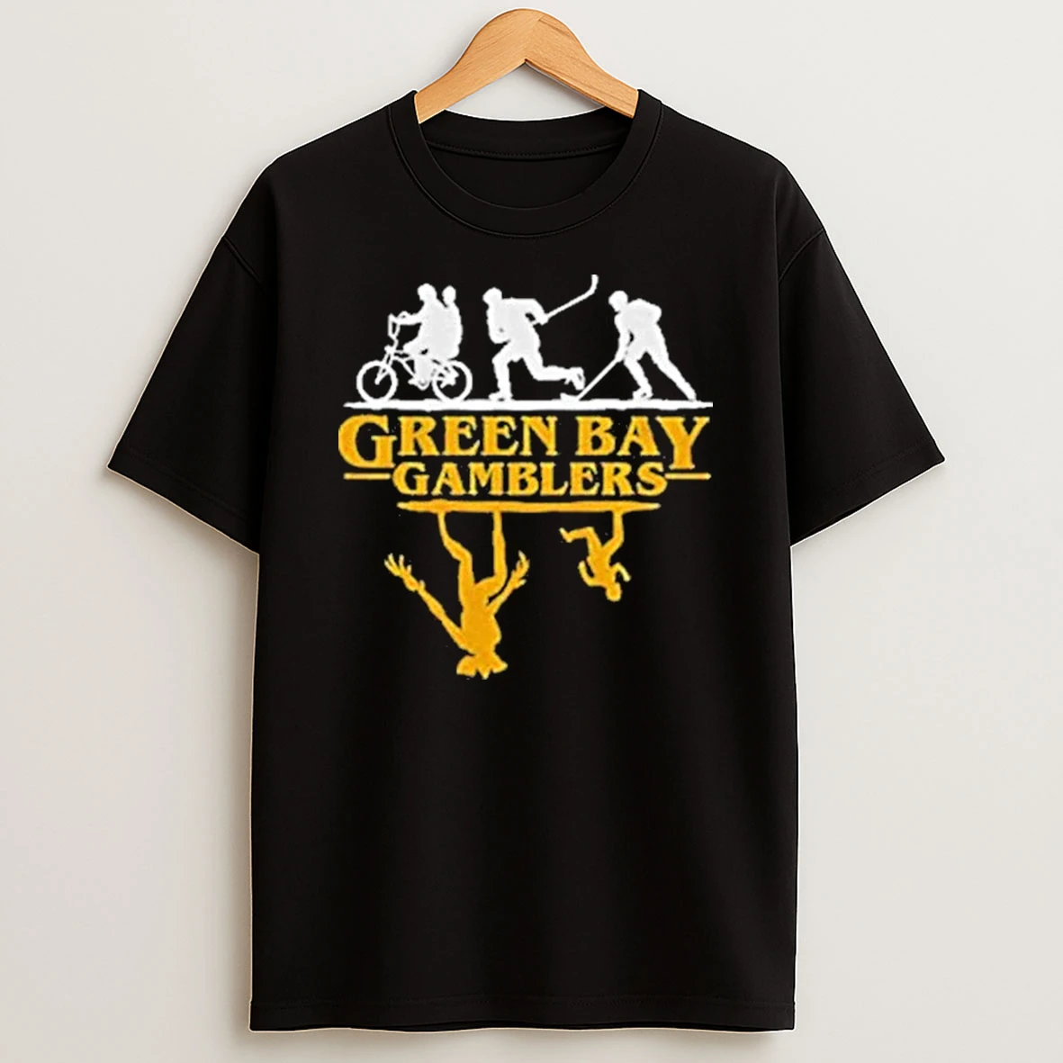 Green Bay Gamblers Hockey Stranger Things Upside Down Shirts