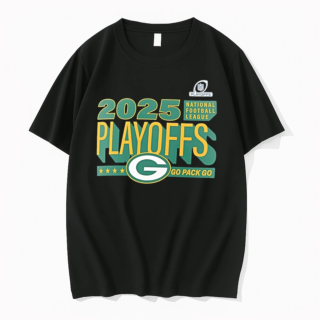 Green Bay Packers 2025 Nfl Playoffs Ready Go Pack Go Shirts