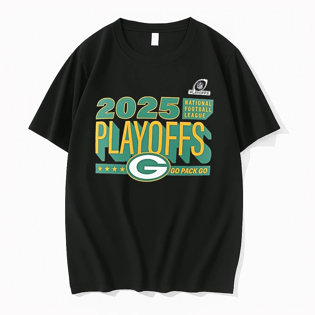 Green Bay Packers 2025 Nfl Playoffs Go Pack Go Shirts