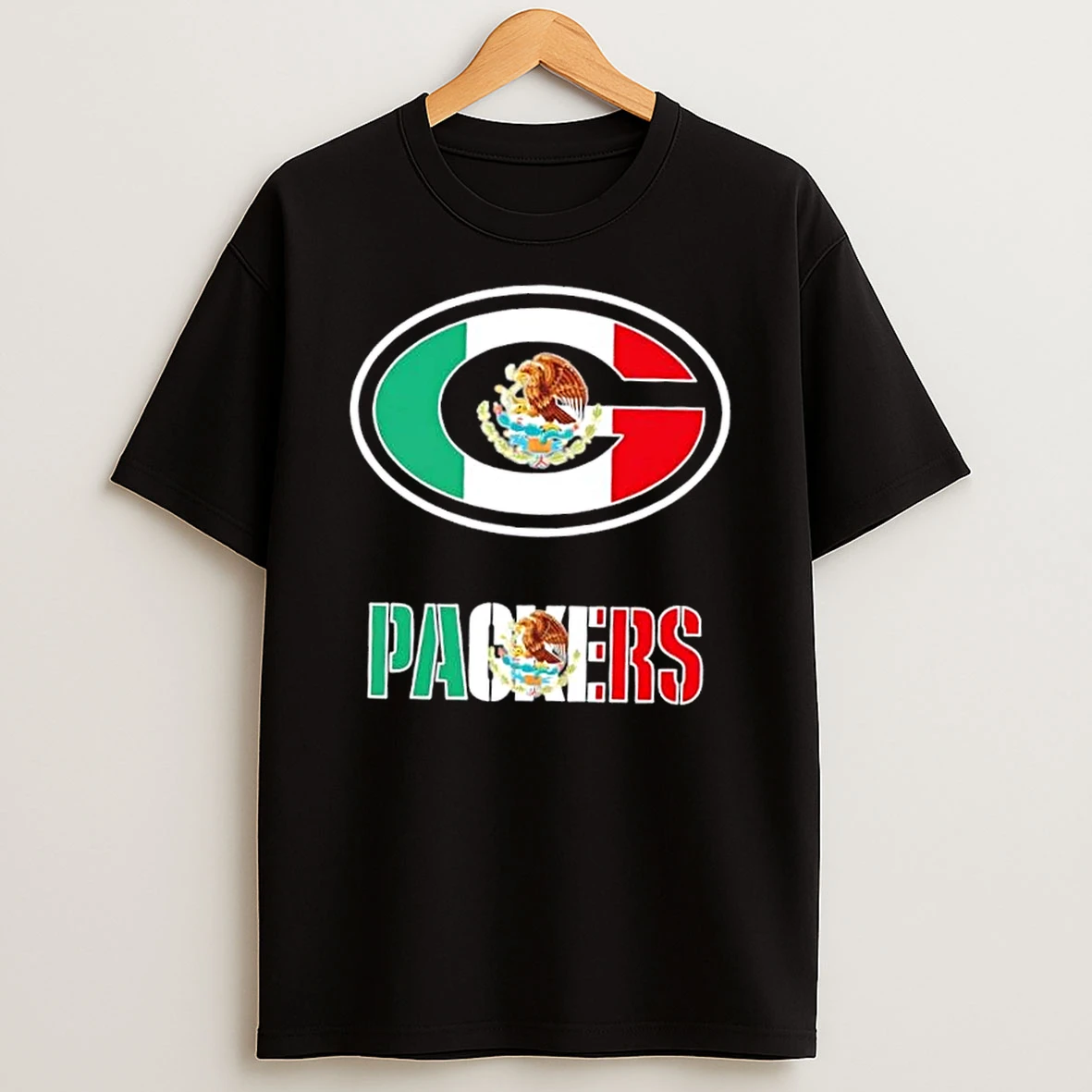 Green Bay Packers Football X Mexican Flag Shirts