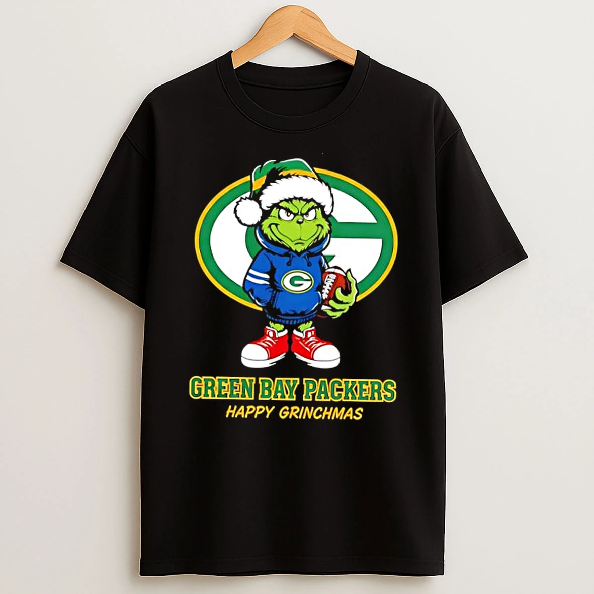 Green Bay Packers Happy Grinchmas Shirts