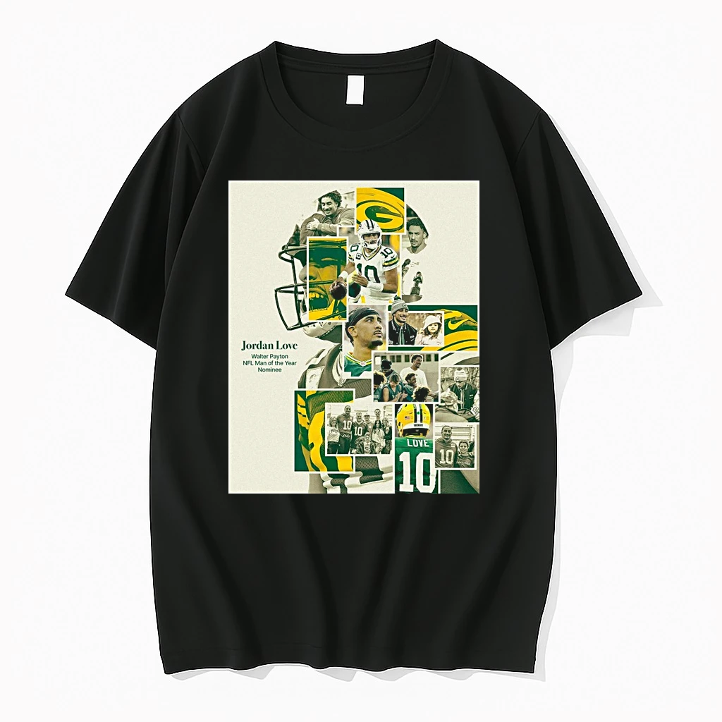 Green Bay Packers Jordan Love Walter Payton Nfl Man Of The Year Award Shirts