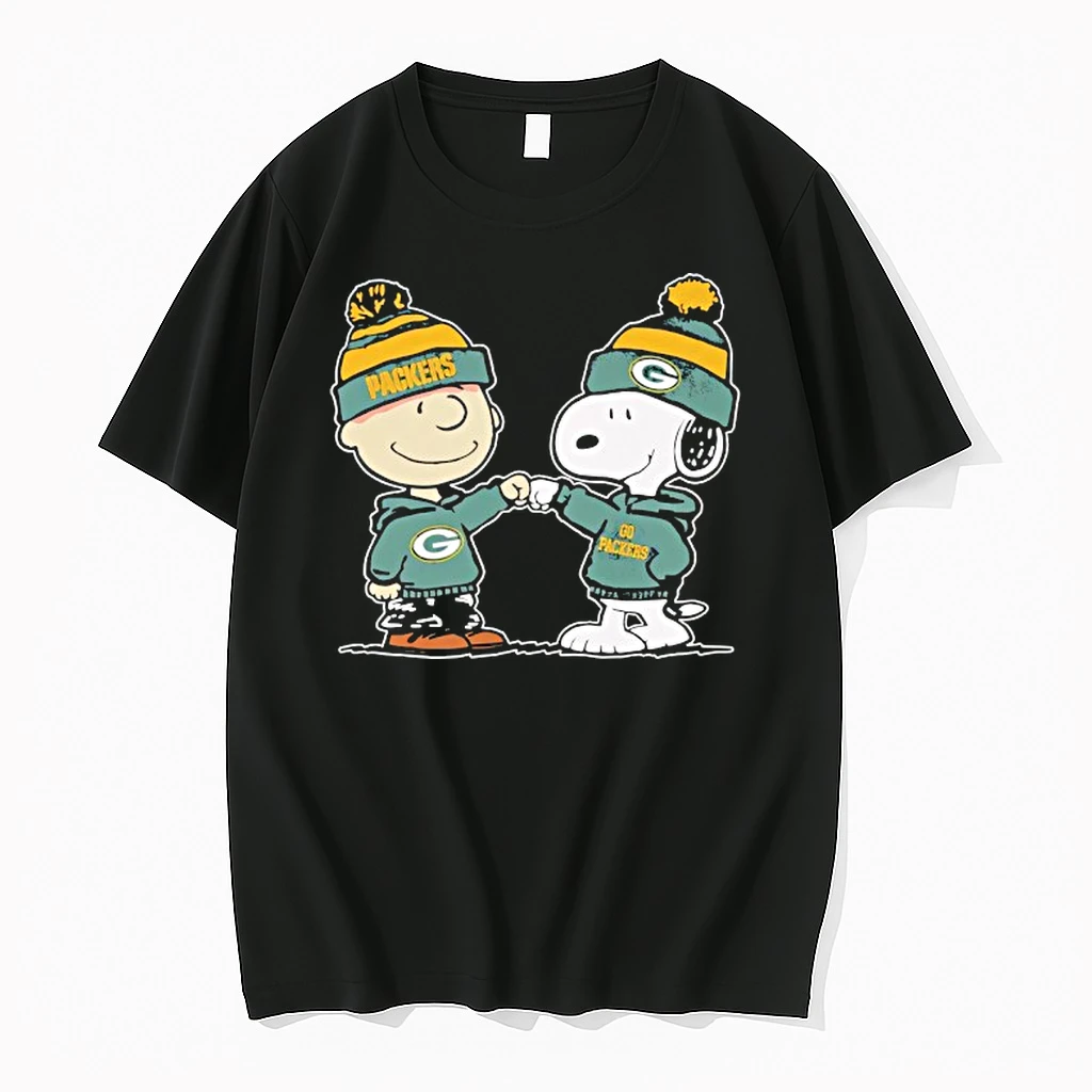 Green Bay Packers Snoopy And Charlie Brown Best Friends Shirts