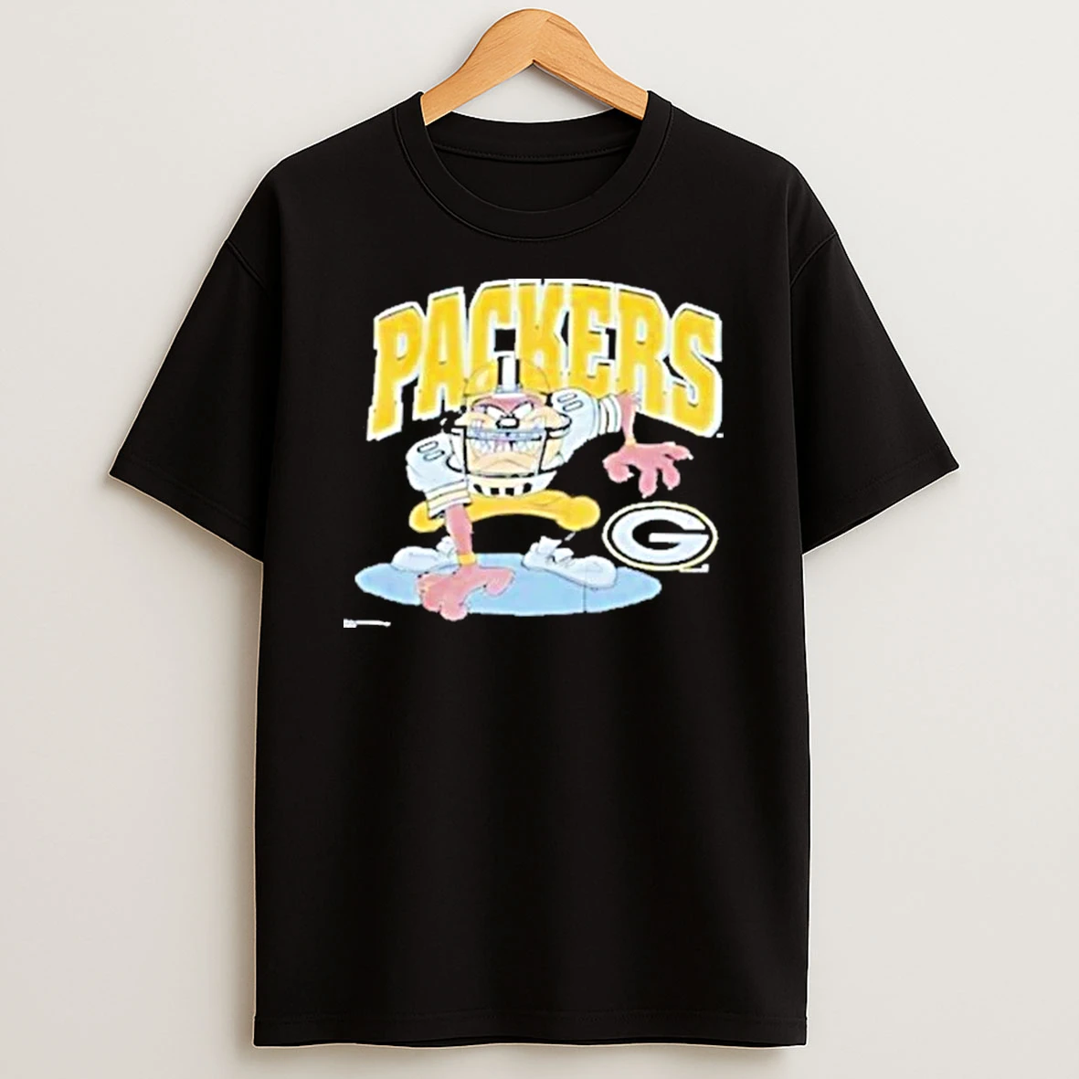 Green Bay Packers Tasmanian Taz Devil 1996 Shirts