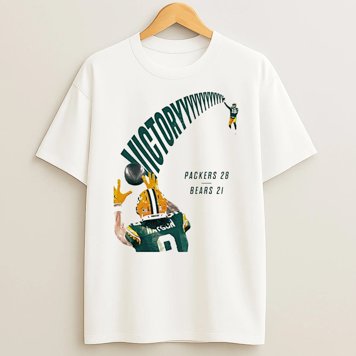 Green Bay Packers Victory Final Score 28 Bears 21 Shirts