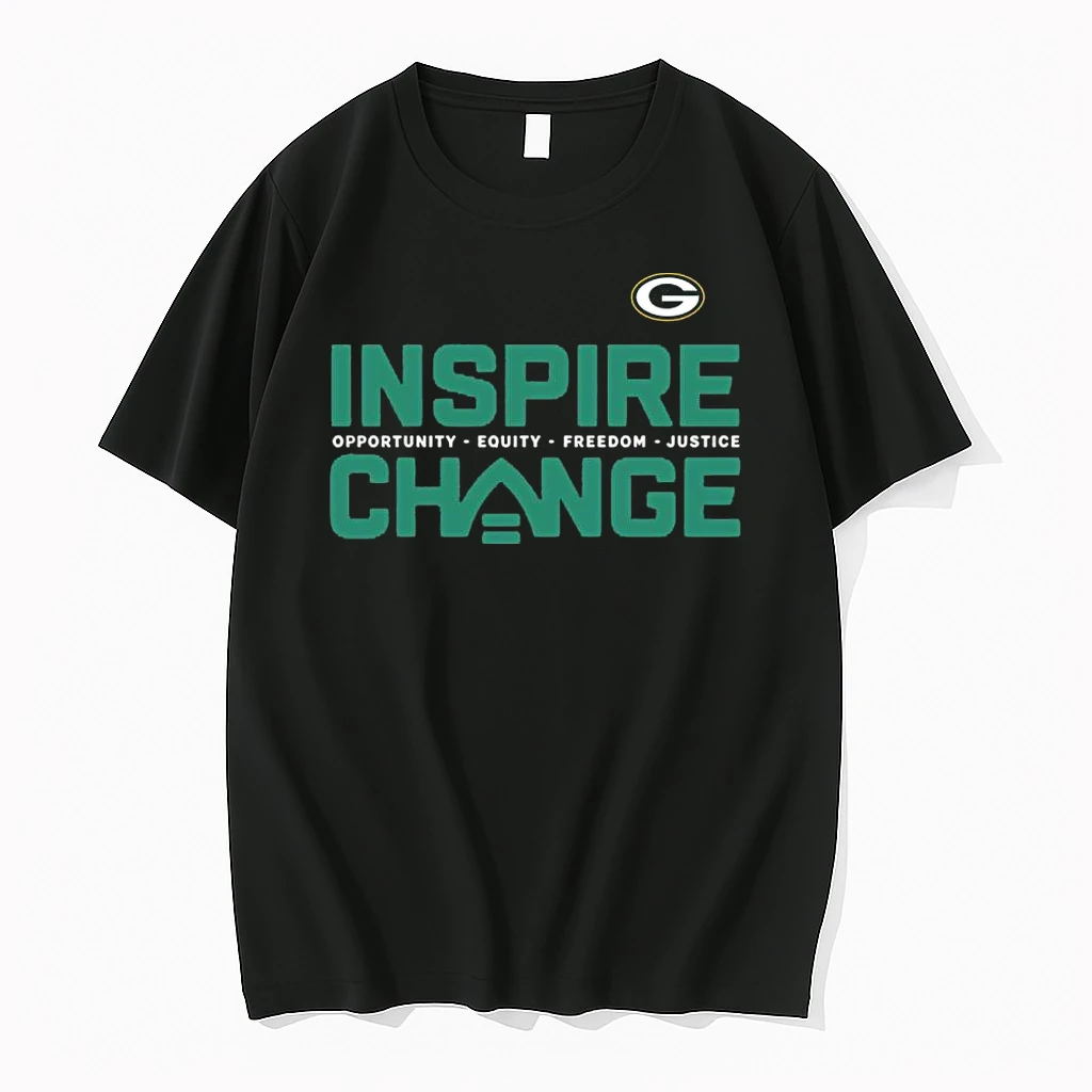 Green Bay Packers X Nfl Inspire Change Opportunity Equity Freedom Justice Shirts