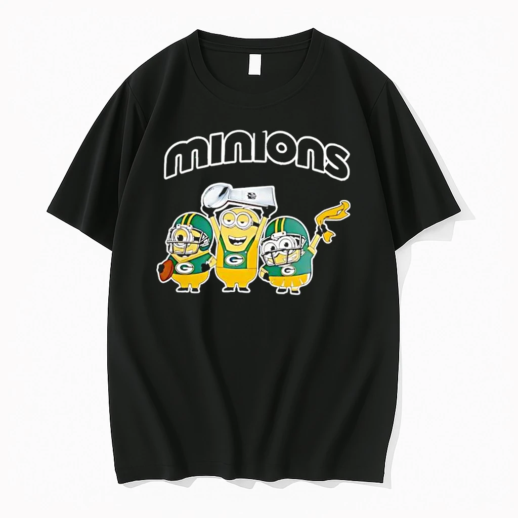 Green Bay Packers X Minions Celebrate Nfl 2026 Shirts