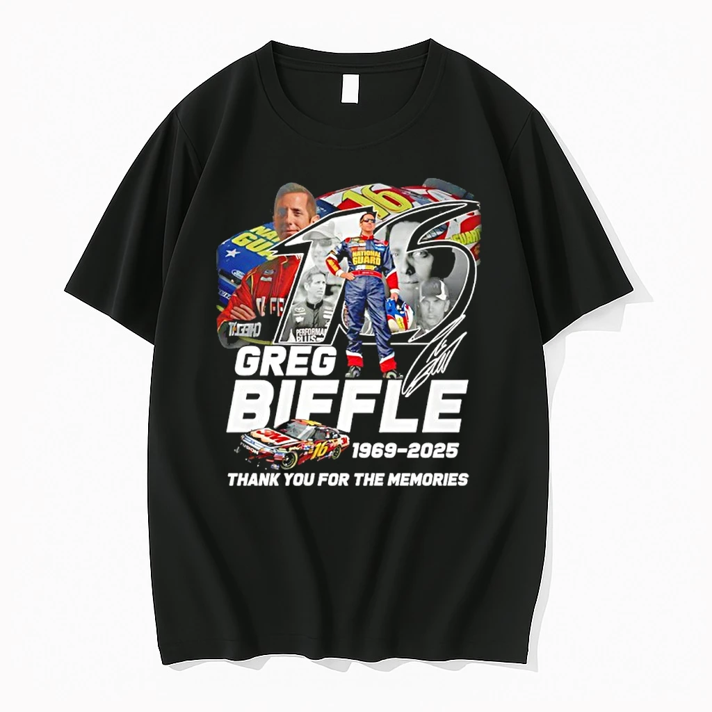 Greg Biffle 1969 2025 Thank You For The Memories Signature Shirts