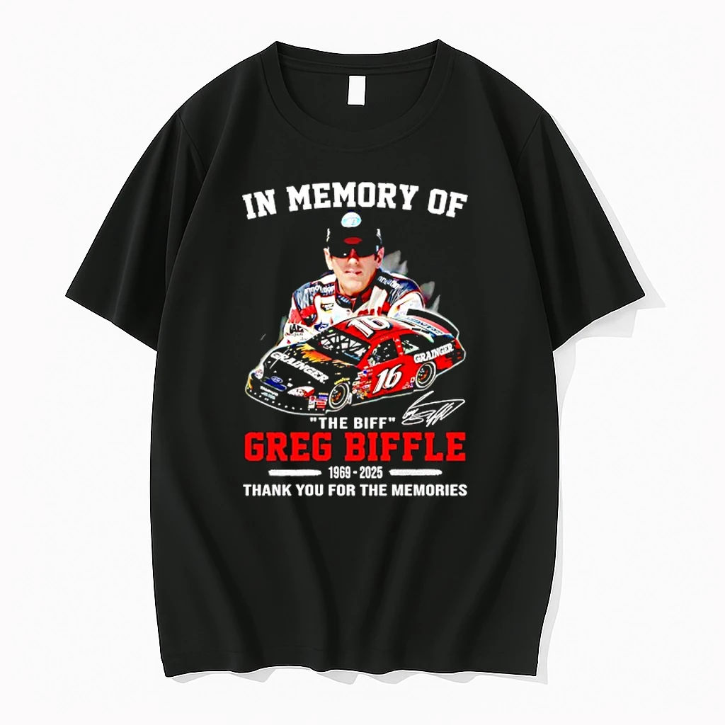 Greg Biffle In Memory Of The Biff 1969 2025 Thank You For The Memories Signature Shirts