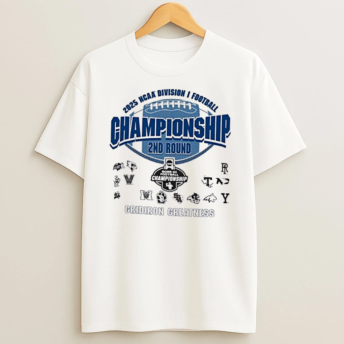 Gridiron Greatness 2025 Ncaa Di Football 2nd Round Shirts