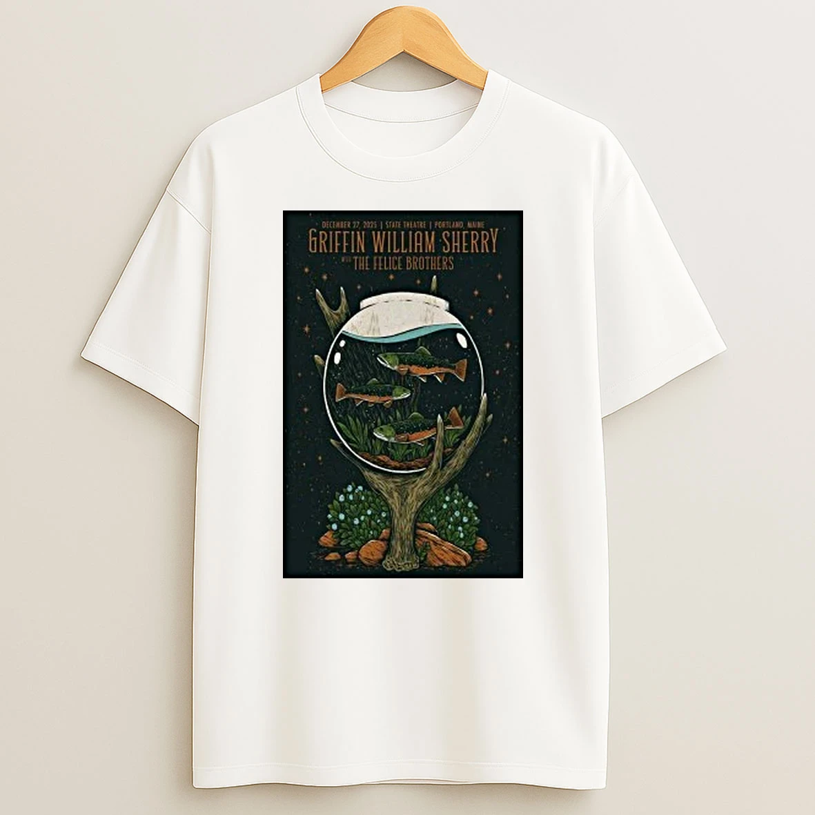 Griffin William Sherry Dec 27 2025 State Theatre In Portland Me Shirts