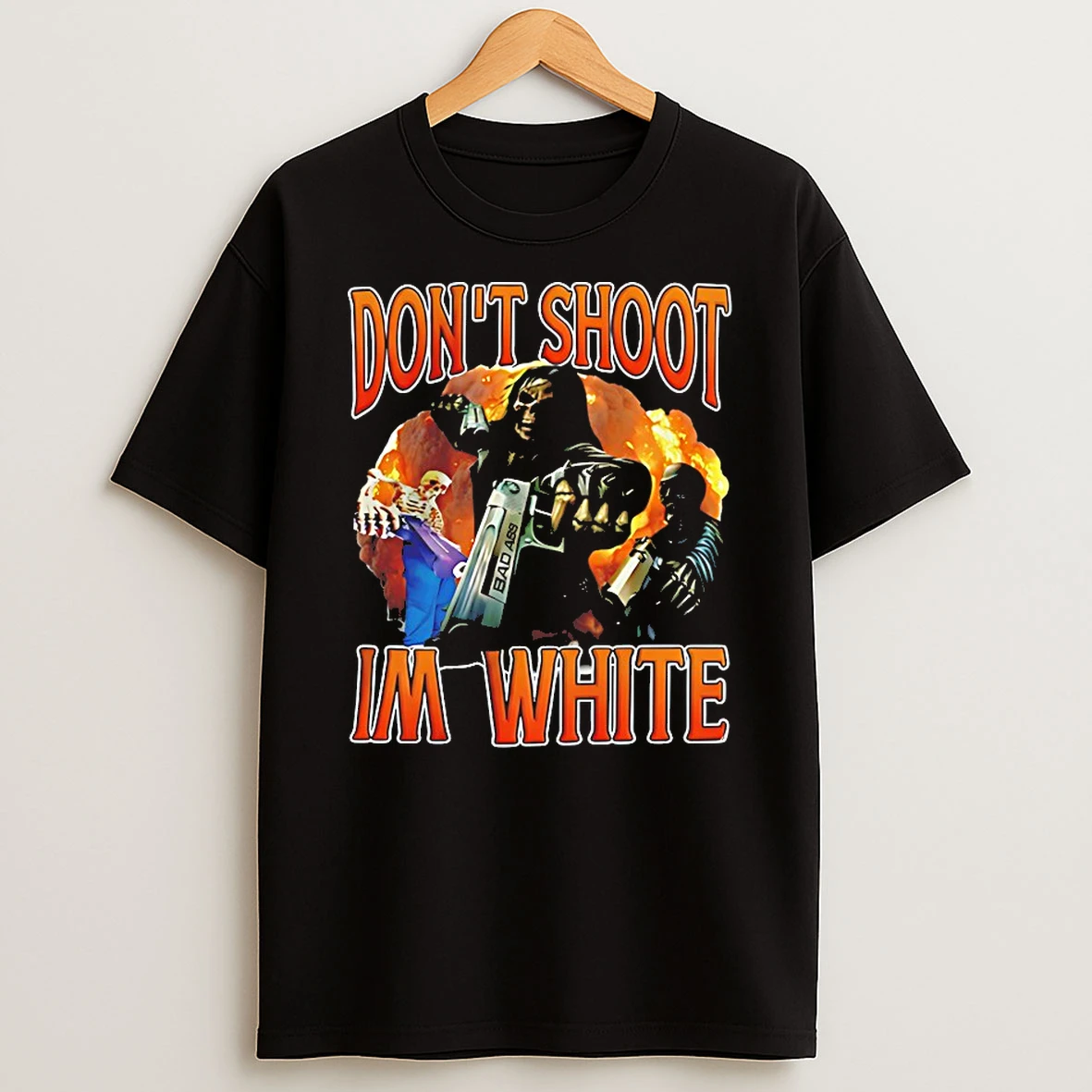 Grim Reaper Dont Shoot Im White Shirts