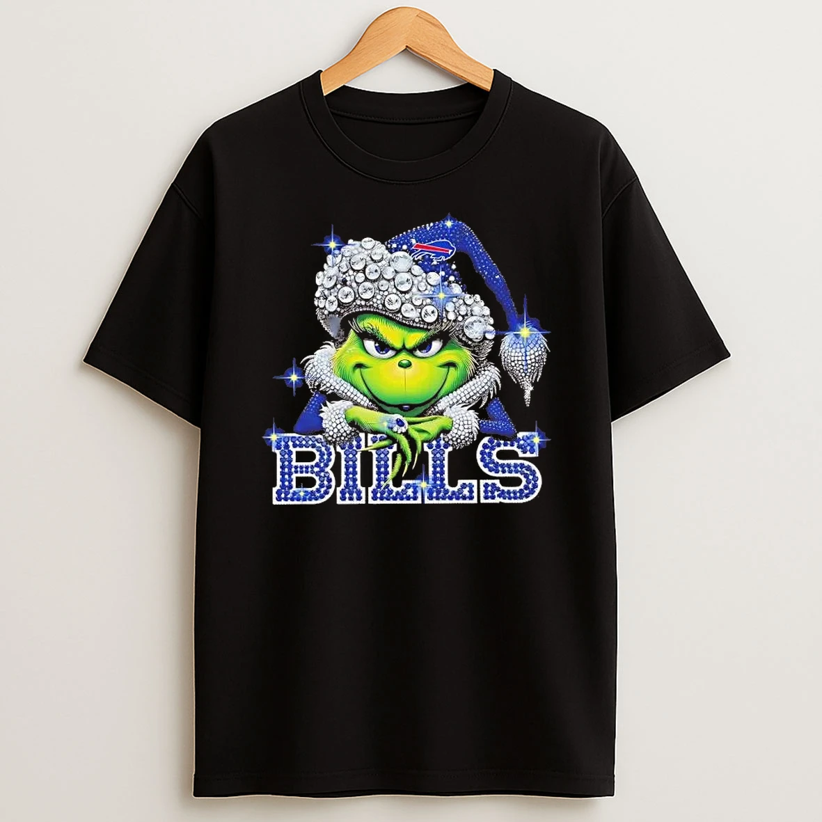 Grinch Buffalo Bills Diamond Christmas Shirts