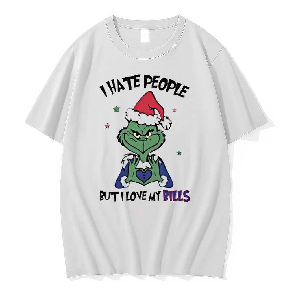 Grinch Buffalo Bills I Hate People But I Love My Bills Shirts