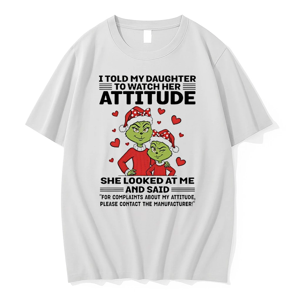 Grinch For Complaihts About My Attitude Please Contact The Manufacturer Christmas 2025 Shirts
