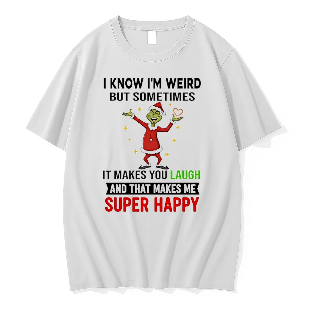 Grinch I Know Im Weird But Sometimes It Makes You Laugh Christmas 2025 Shirts