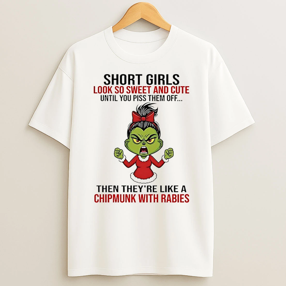Grinch Short Girls Look So Sweet And Cute Until You Piss Them Off Christmas 2025 Shirts