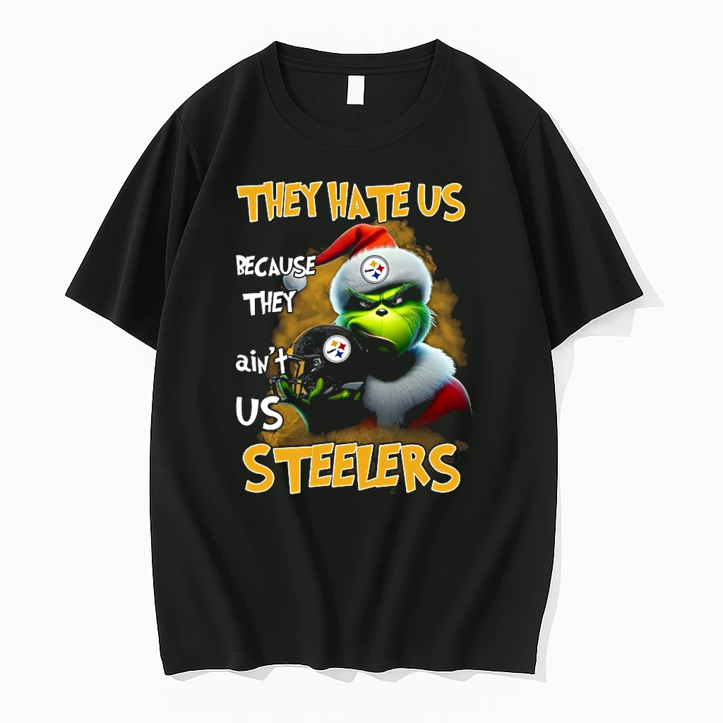 Grinch Steelers They Hate Us Because They Aint Us Christmas 2025 Shirts