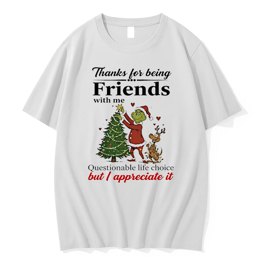 Grinch Thanks For Being Friends With Me Christmas 2025 Shirts
