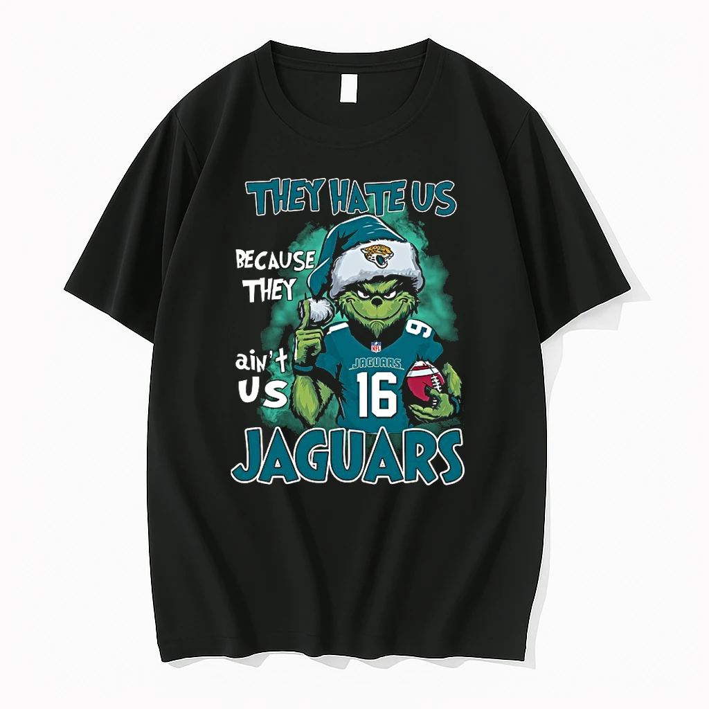 Grinch Trevor Lawrence They Hate Us Because They Aint Us Jaguars Christmas 2025 Shirts