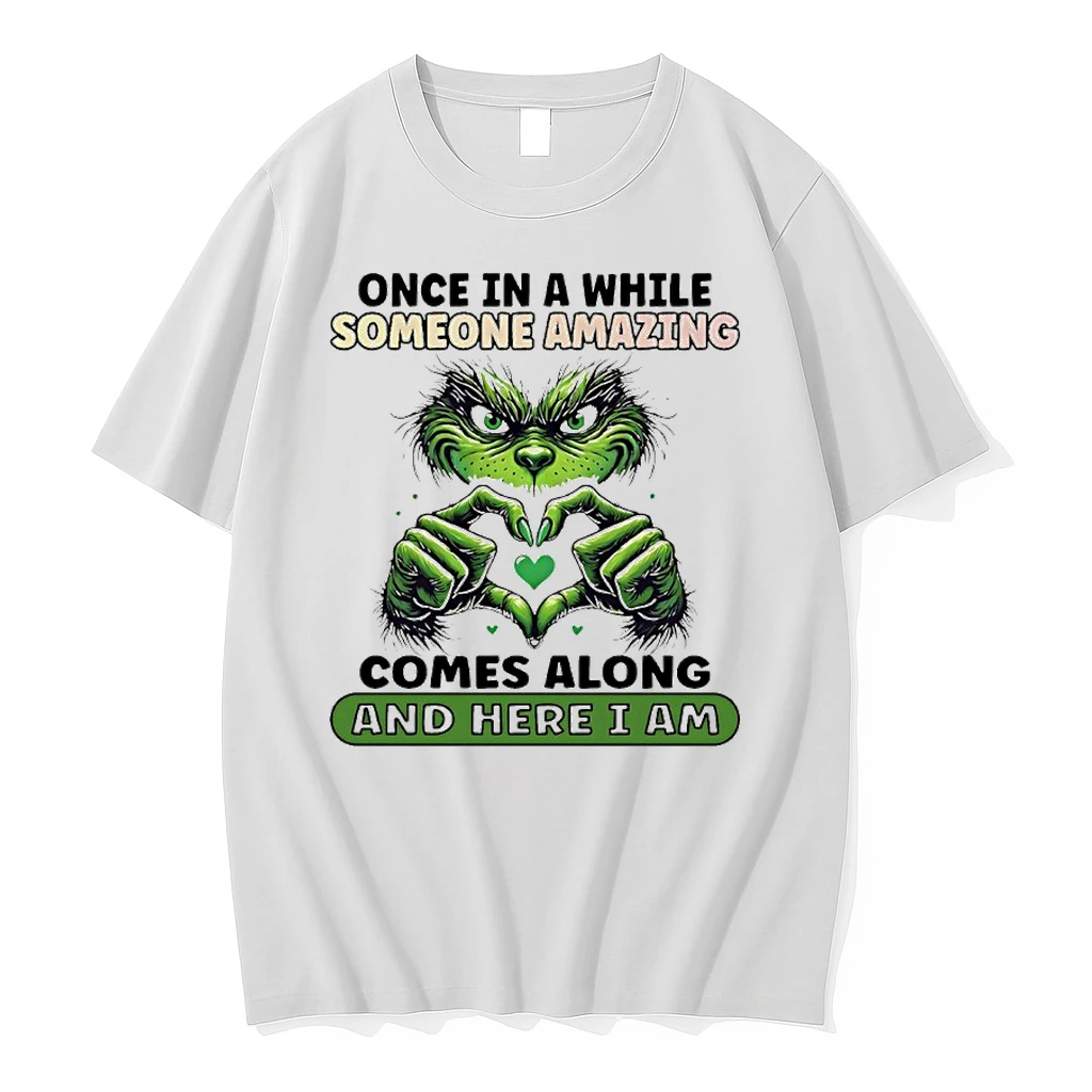 Grinch Love Hand Once In A While Someone Amazing Comes Along And Here I Am Shirts
