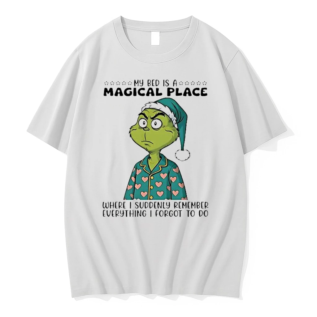 Grinch My Bed Is A Magical Place Where I Suodenly Remember Everything Shirts