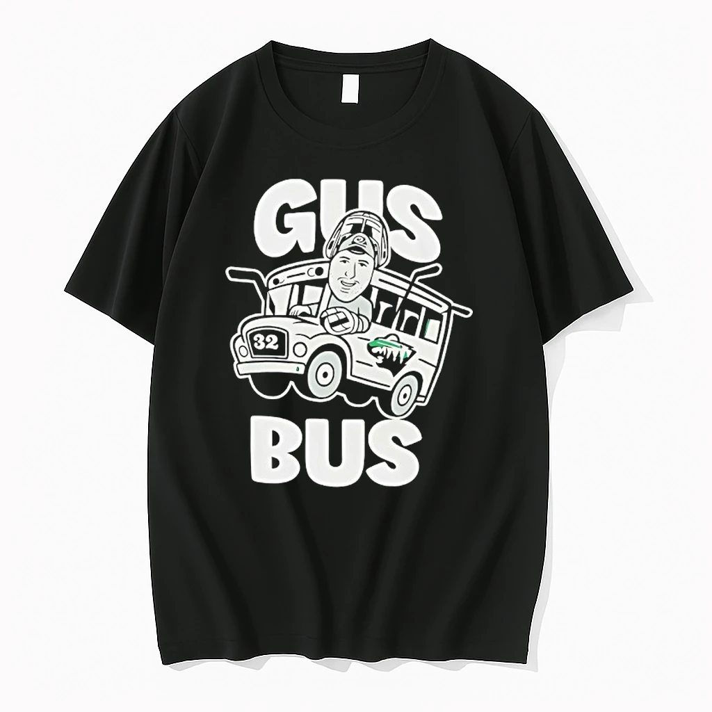 Gus Bus Filip Gustavsson 32 Minnesota Wild Hockey Shirts
