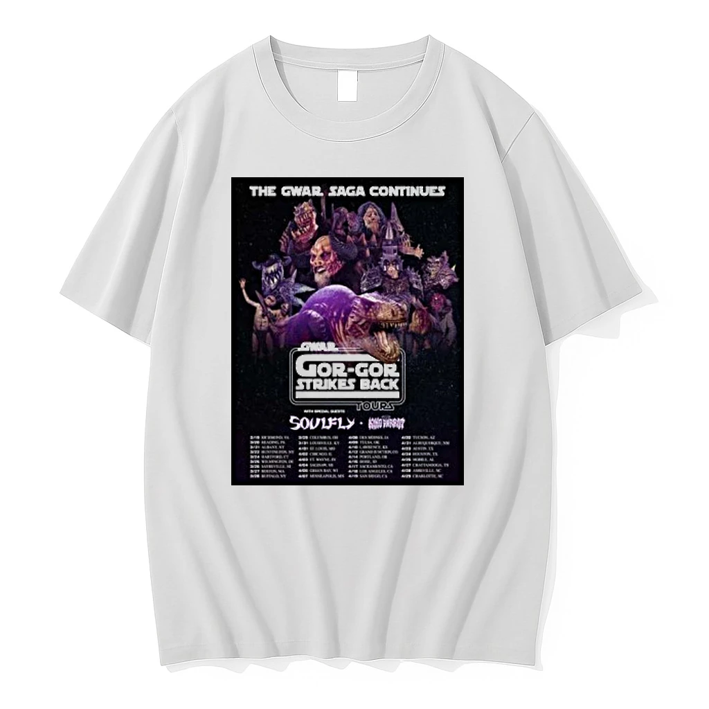 Gwar The Gwar Saga Gor Gor Strikes Back Tour 2026 North America Shirts