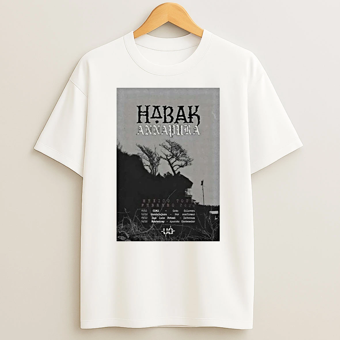 Habak Annapurna Mexico Tour February 2026 Shirts