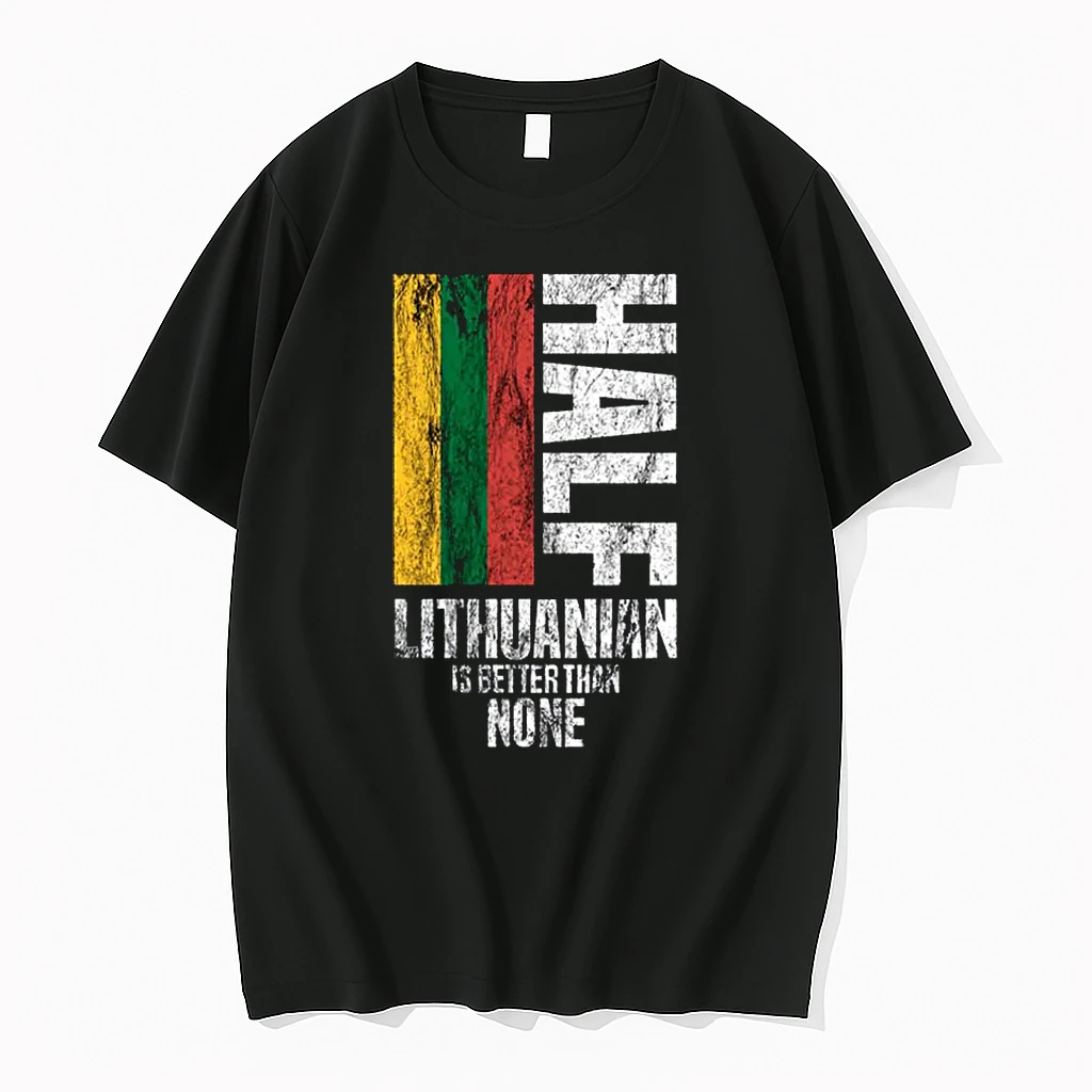 Half Lithuanian By Lithuania Strong Shirts