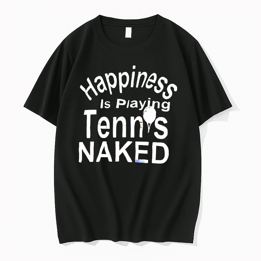 Happiness Is Playing Tennis Naked Shirts