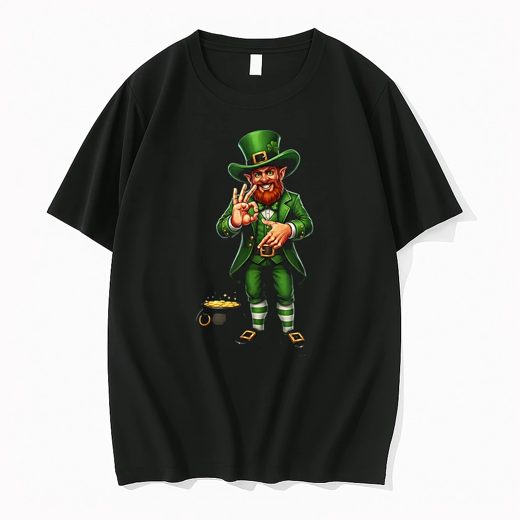 Happy Six Seven Leprechaun 67 Humor St Patricks Day Clover Shirts