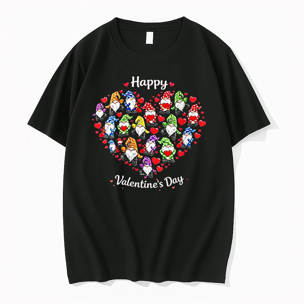 Happy Valentines Day Gnome With Heart Kawaii Gnome Valentin Shirts
