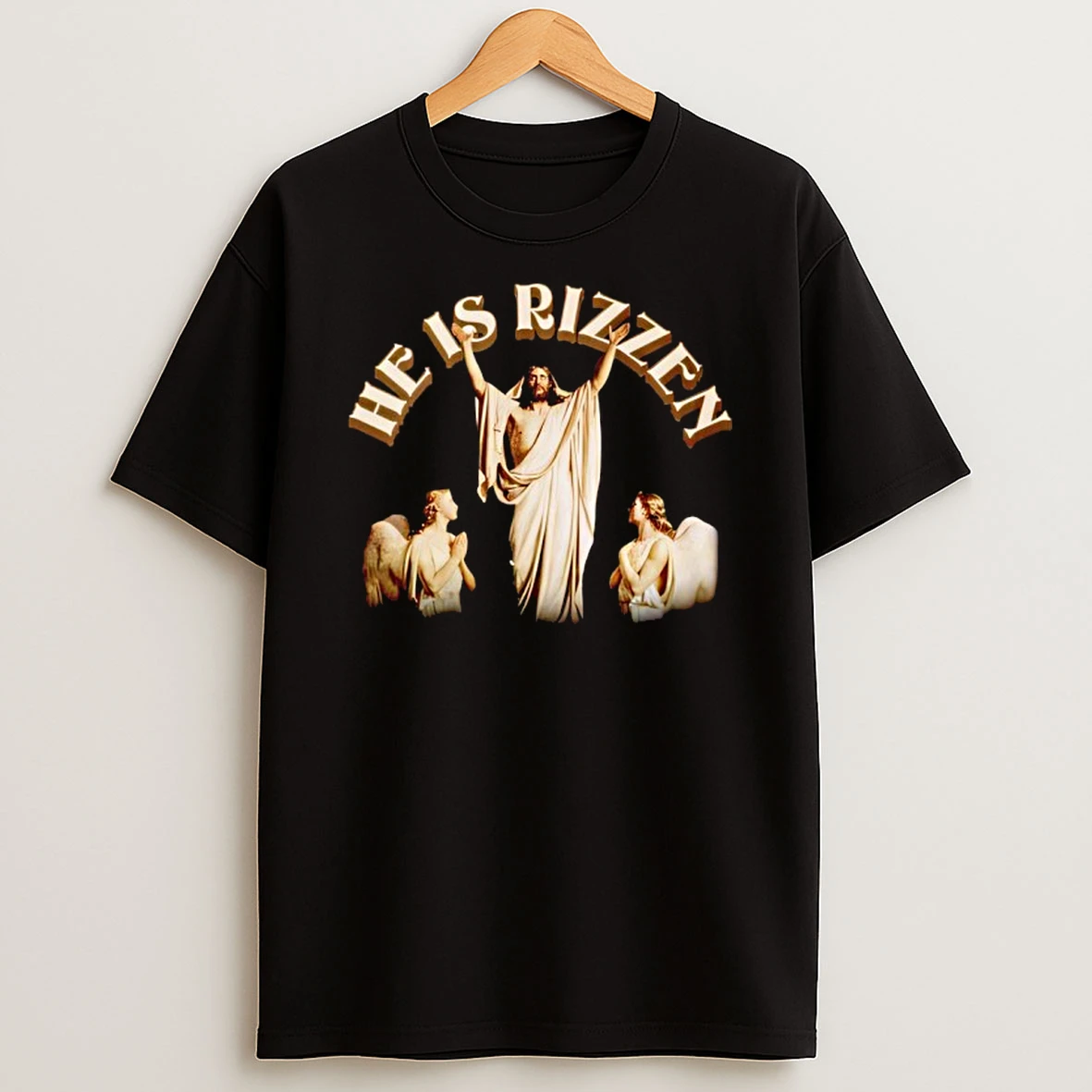 He Is Rizzen Jesus Shirts