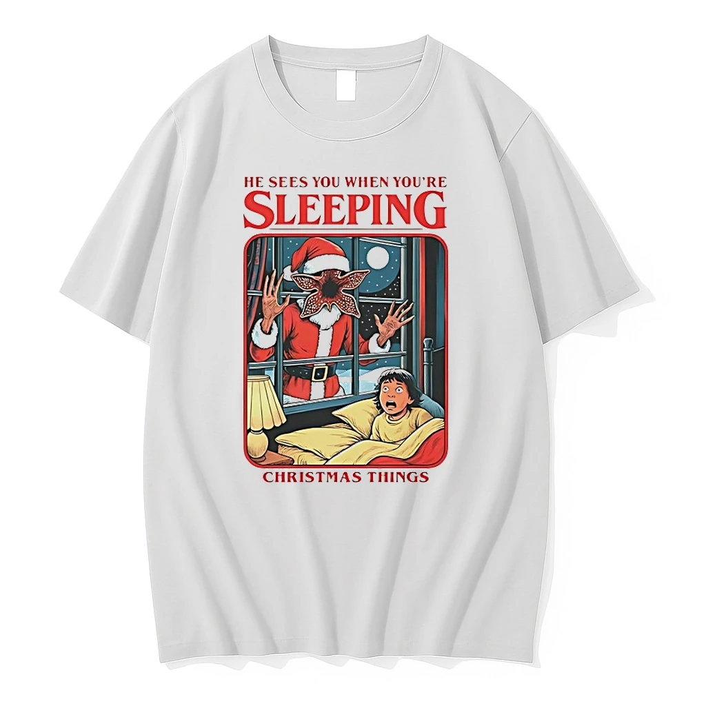 He Sees You When You Are Sleeping Christmas Things Shirts