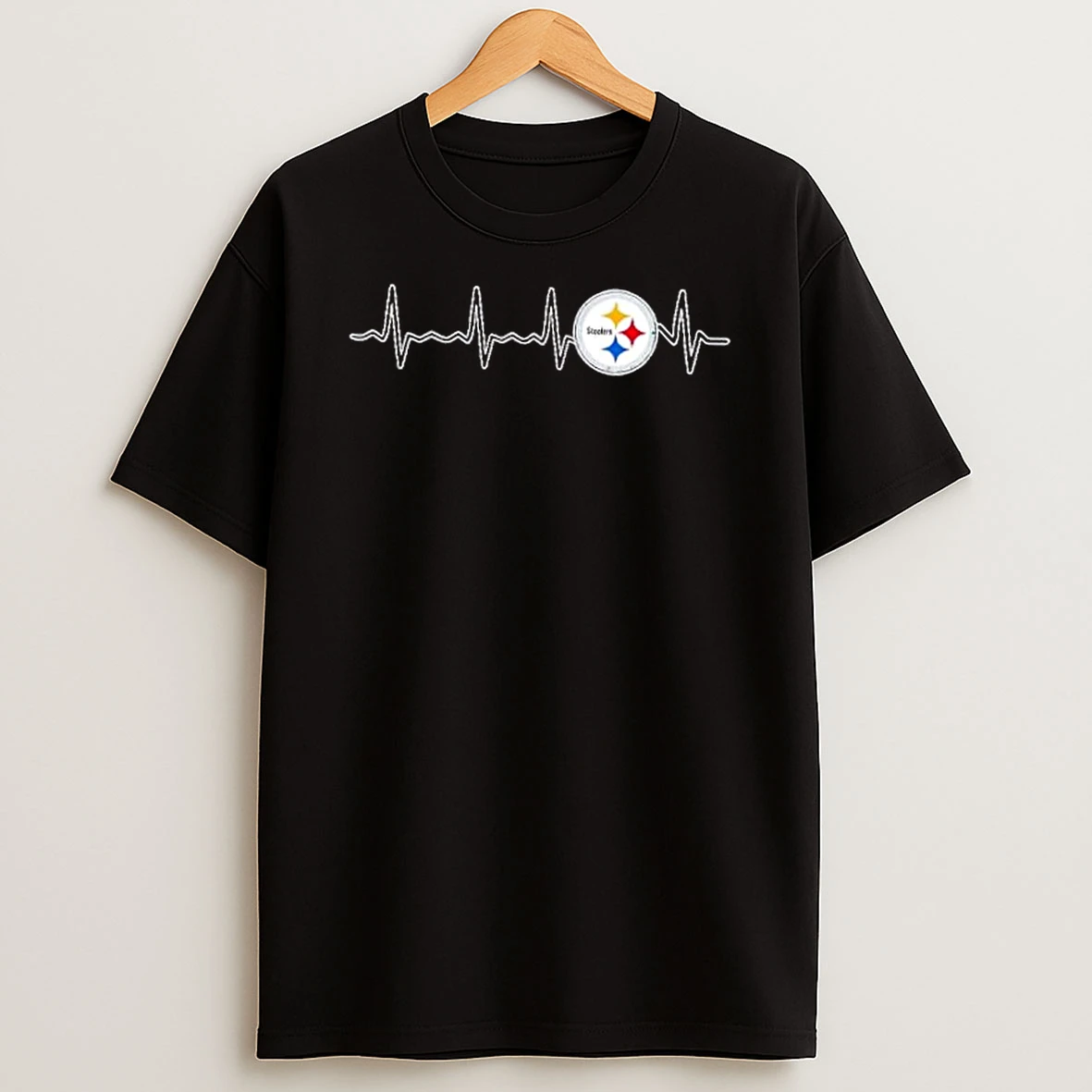 Heartbeat Pittsburgh Steelers Football Logo Graphic Shirts
