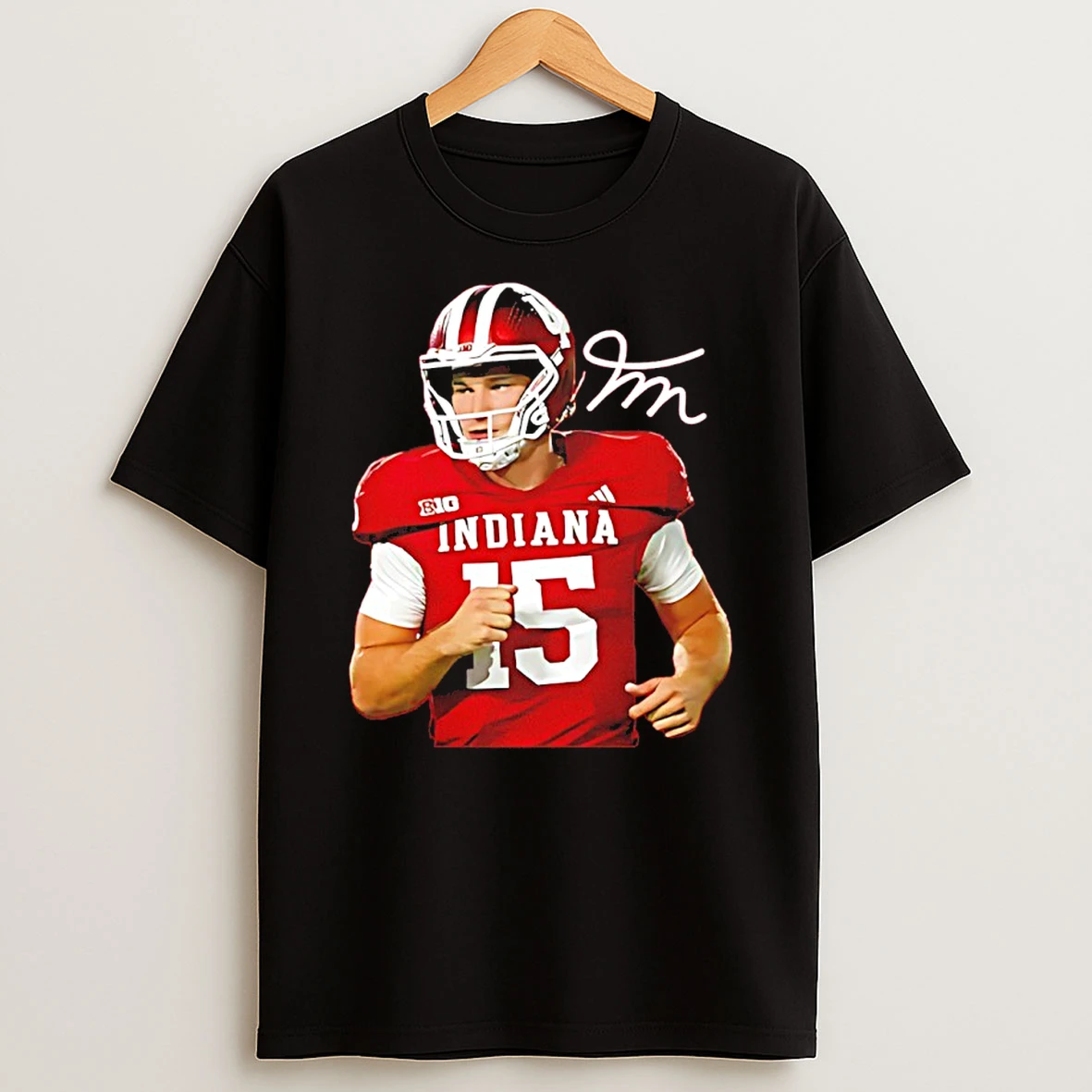 Heis Mendoza Fernando Mendoza 15 Indiana Hoosiers Football Signature Shirts