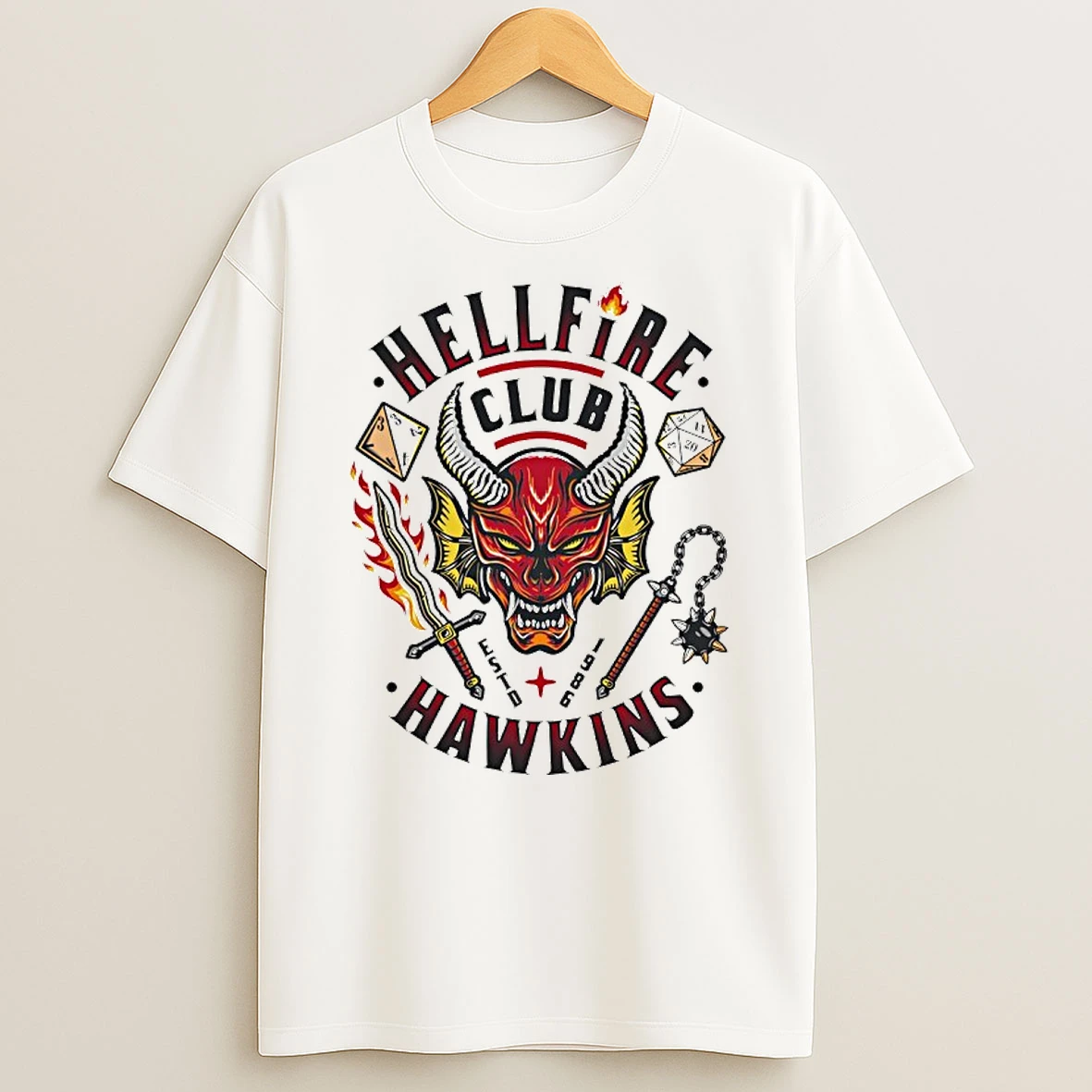 Hellfire Club Hawkins Graphic Shirts