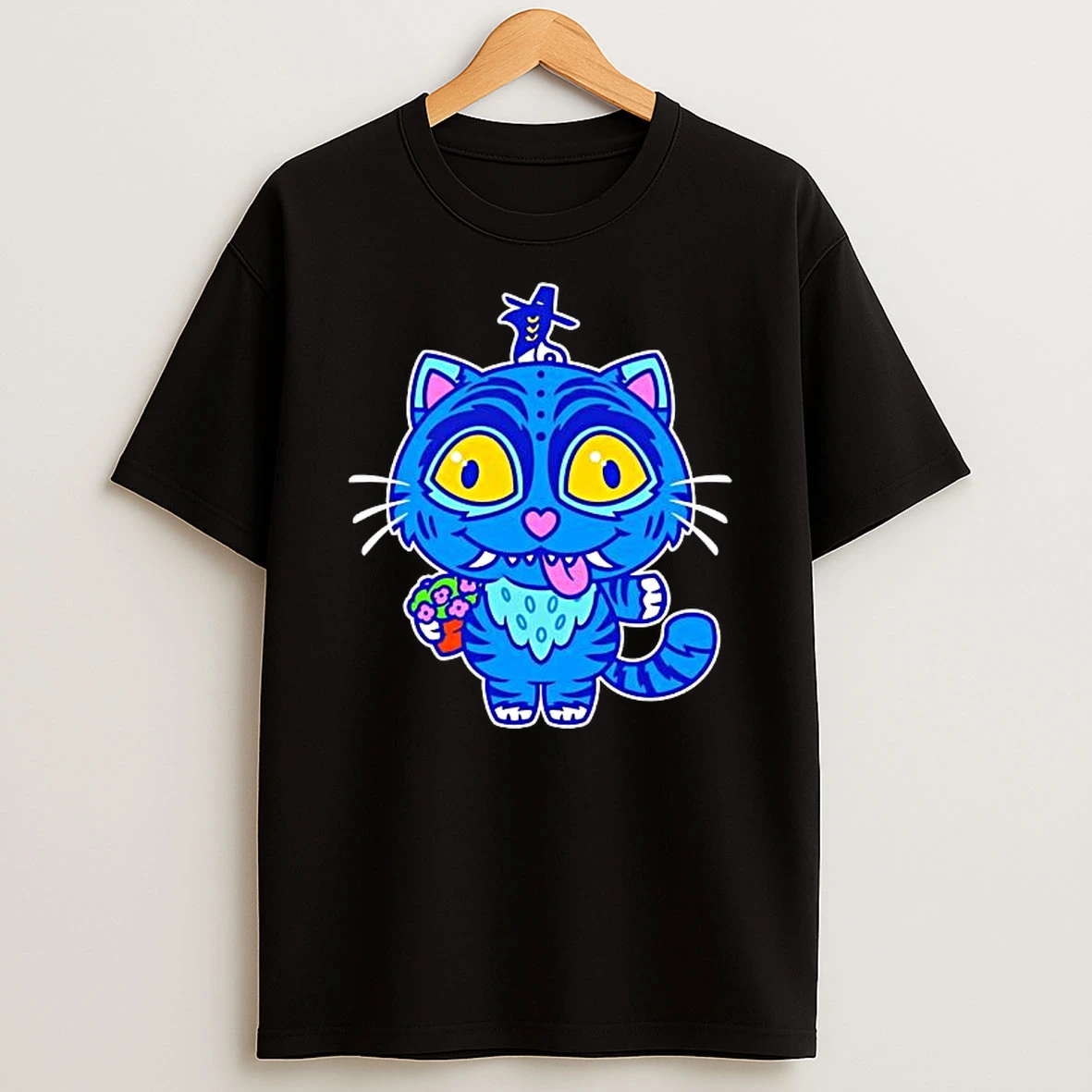 Hello Derpy Kawaii Tiger And Magpie Shirts