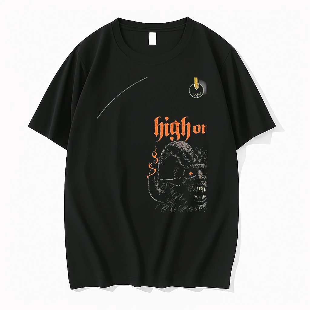 High On Fire Devil Head Ochre Shirts