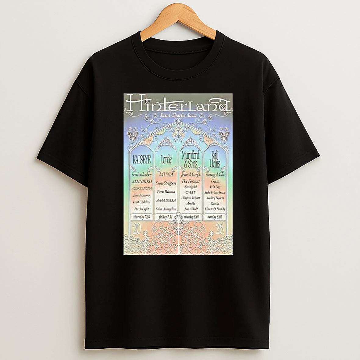 Hinterland St Charles Iowa Jul 30 Aug 2 2026 Shirts