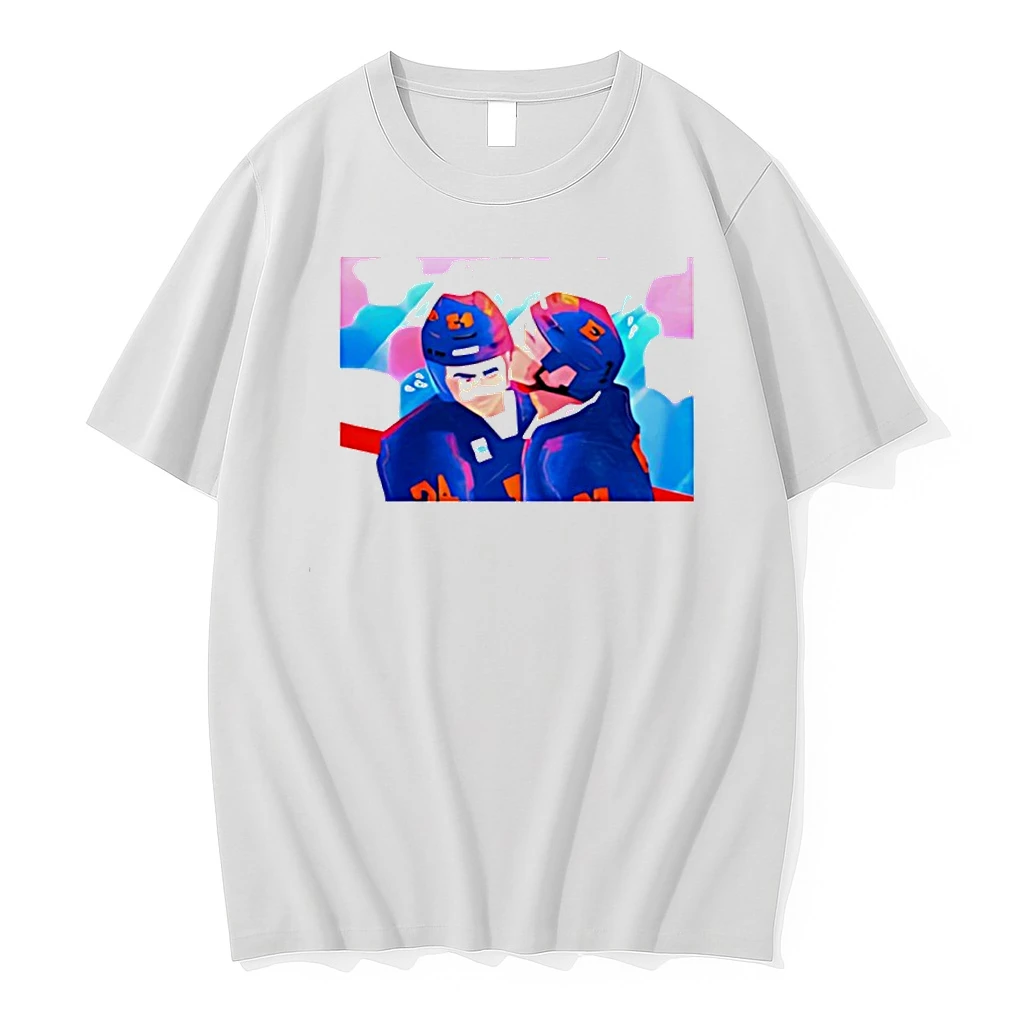 Hollanov Ilya Rozanov Kissing Shane Hollander Hockey Art Shirts