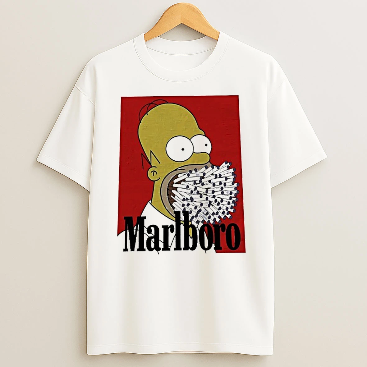 Homer Simpson Marlboro Shirts