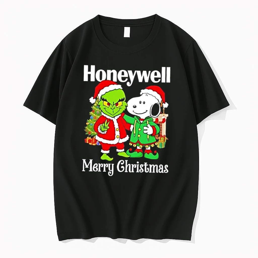 Honeywell X Grinch And Snoopy Merry Christmas Shirts
