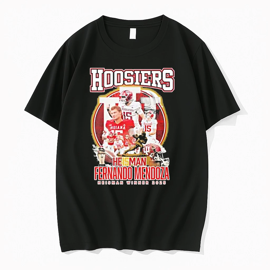 Hoosier He15man Fernando Mendoza Heisman Winner 2025 Shirts
