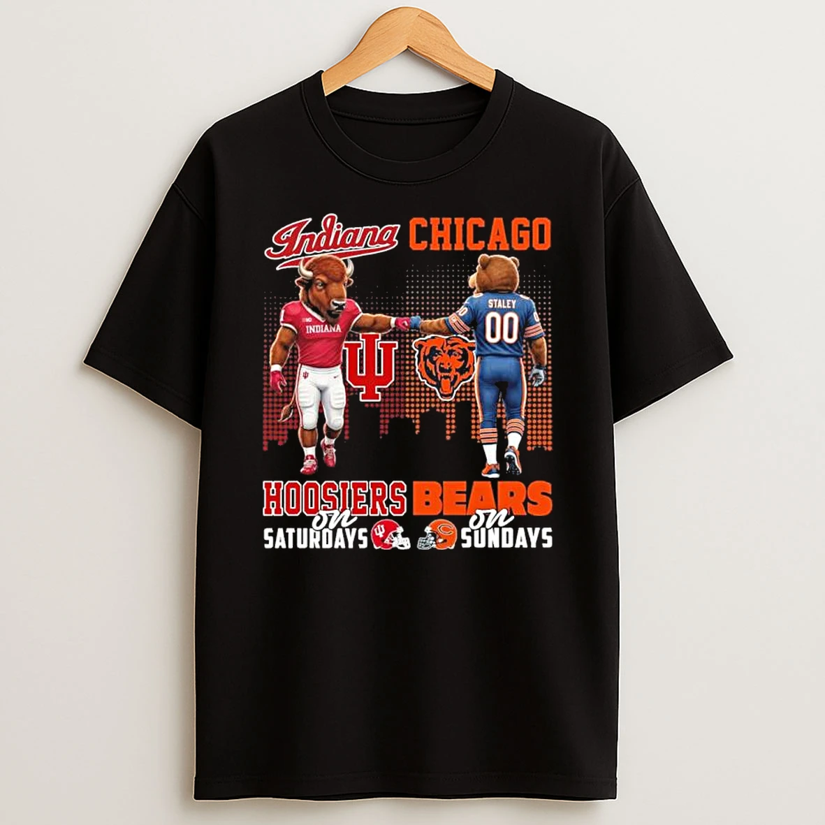 Hoosiers Vs Bears Mascot On Saturdays And On Sundays Shirts