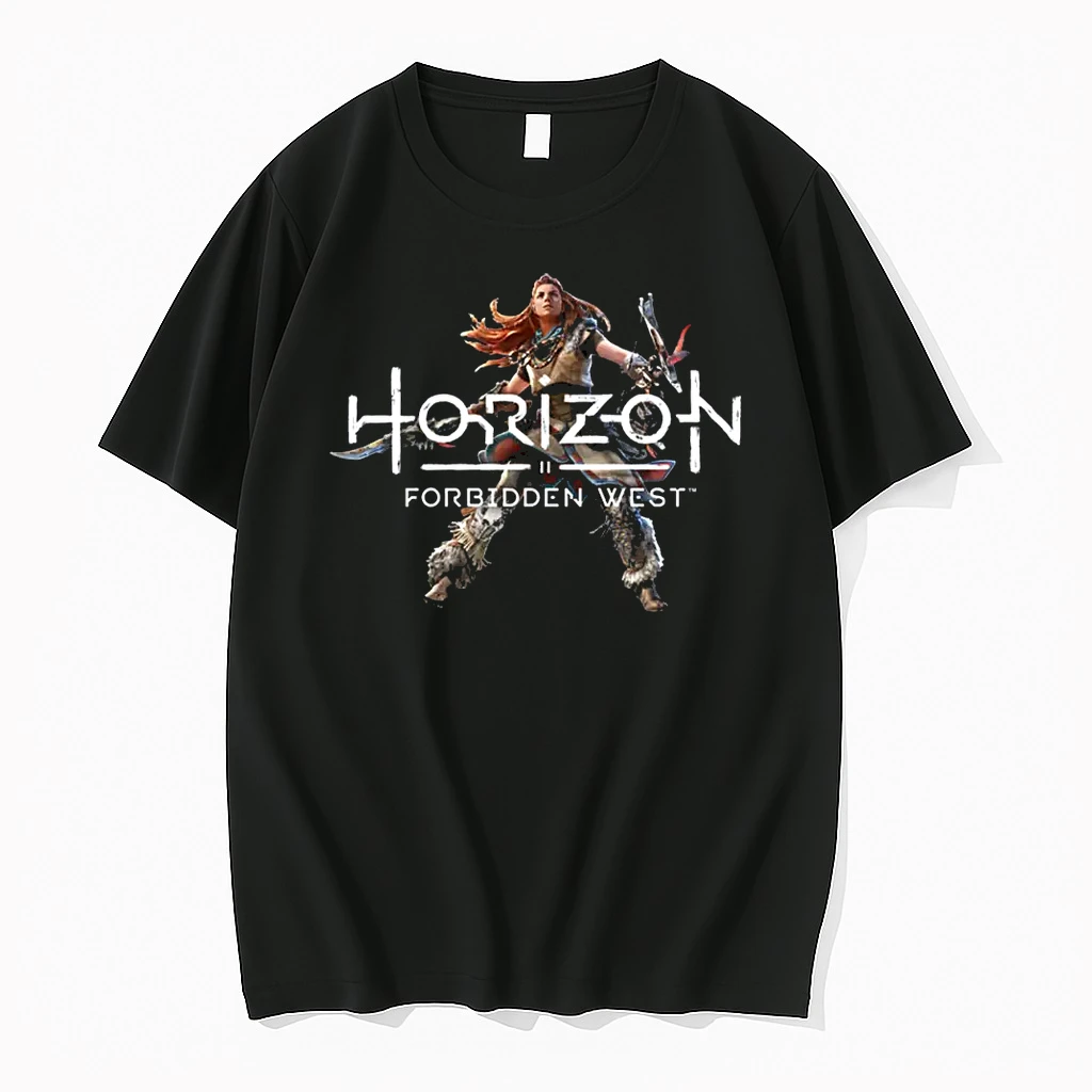 Horizon Forbidden West Aloy Combat Pose Portrait Shirts